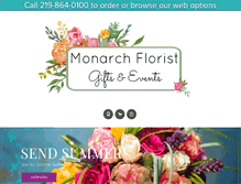 Tablet Screenshot of monarchgiving.com